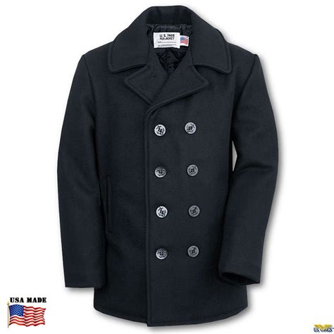 official navy pea coat.